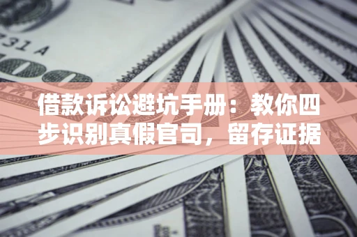 北京借款诉讼避坑手册：教你四步识别真假官司，留存证据不踩雷