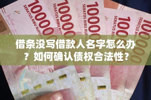 北京借条没写借款人名字怎么办？如何确认债权合法性？