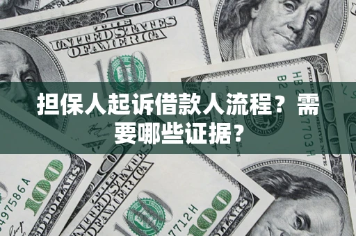 北京担保人起诉借款人流程？需要哪些证据？