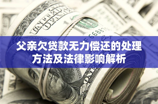 北京父亲欠贷款无力偿还的处理方法及法律影响解析