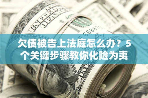 北京欠债被告上法庭怎么办？5个关键步骤教你化险为夷